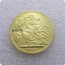 1911 United Kingdom 5 Pounds - George V Copy Coin