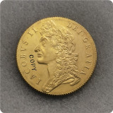 1688 England (United Kingdom, British Overseas Territories and Crown Dependencies) 5 Guineas - James II Copy Coin