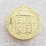 1887 United Kingdom ½ Sovereign - Victoria Copy Coin