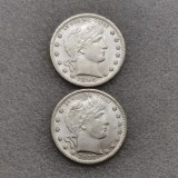 1896/1897 Barber Quarter UNC Two Face Copy Coin commemorative coins
