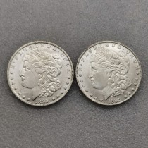 1895 Morgan dollar UNC Two Face Coin  COPY commemorative coins