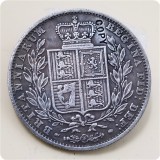 1849 United Kingdom 1/2 Crown - Victoria COPY COIN