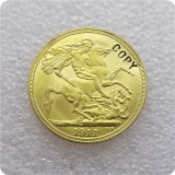 1911 United Kingdom 2 Pounds - George V Copy Coin
