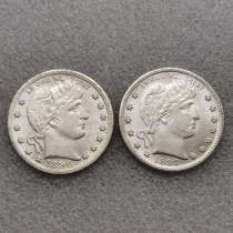 1896/1897 Barber Quarter UNC Two Face Copy Coin commemorative coins