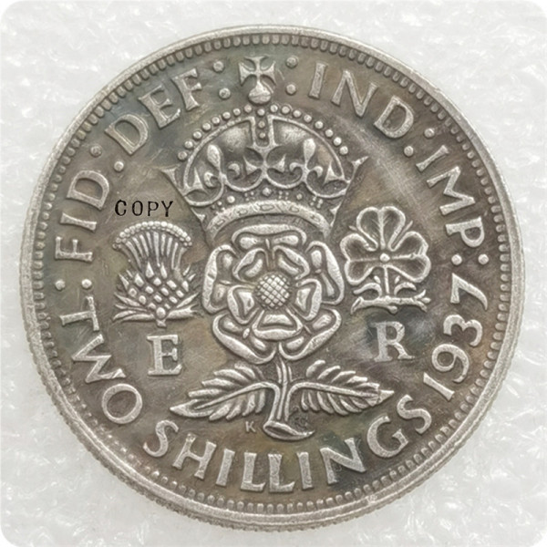 1937 United Kingdom 2 Shillings - Edward VIII (Pattern) Copy Coin