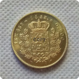 1850,1851,1853 Netherlands 20 Gulden - Willem III COPY COINS