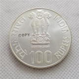 1986 India 100 Rupees UNC COPY COIN