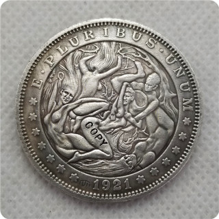 Hobo Nickel Coin_1921-P Morgan Dollar COPY COIN