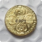 1763,1773 RUSSIA 5 ROUBLES Gold Copy Coins