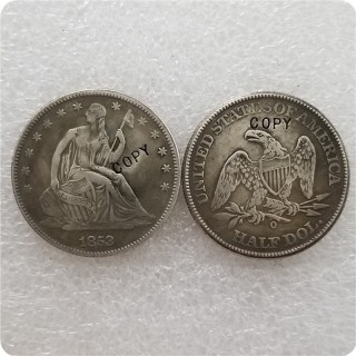 USA 1853-O SEATED LIBERTY HALF DOLLAR COIN COPY commemorative coins-replica coins medal coins collectibles