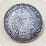 1857 Austria - Habsburg  2 Vereinsthaler - Franz Joseph I (South Austrian Railways) COPY COIN