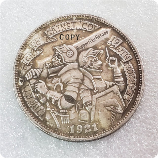 Hobo nickel Coin  Heroes American 1921 Morgan Coin
