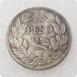 1894-1905 Chile 1 Peso Copy Coins