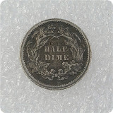 1863-1868 United States 1/2 HALF Dime - Seated Liberty Copy Coins