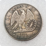 1853-1862 Chile 1 Peso Copy Coins