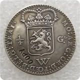 1704 Netherlands West Indies (Dutch Republic) 1/4 Gulden Kwartgulden Copy Coin
