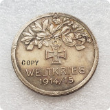 Erster Weltkrieg Bronzemedaille 1915 (B.H. Mayer). Weltkrieg 1914/1915,German Copy Coin