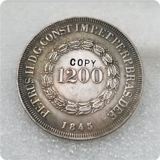 1839-1846 Brazil 1200 Reis  COPY COIN