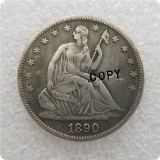 USA (1866-1890)-P SEATED LIBERTY HALF DOLLAR COIN COPY commemorative coins-replica coins medal coins collectibles