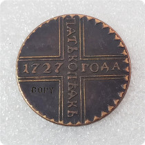 1726,1727 Russia 5 Kopecks - Ekaterina I (КД) Copy Coins