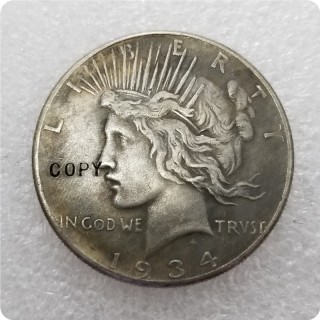 USA 1934-S Peace Dollar COIN COPY commemorative coins-replica coins medal coins collectibles