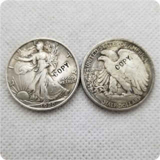 1920-P,S,D Walking Liberty Half Dollar COIN COPY commemorative coins-replica coins medal coins collectibles