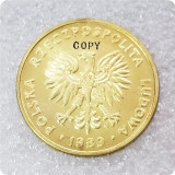 1989 Poland 20 Złotych Nickel and Brass Copy Coins