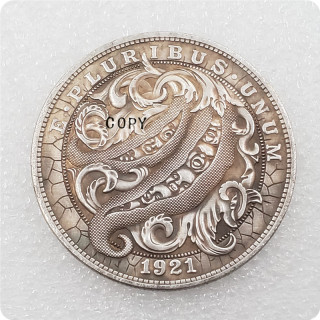 Type #40_Hobo Nickel Coin 1921-P Morgan Dollar