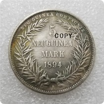 1894 Germany 5 mark New Guinea COPY commemorative coins-replica coins medal coins collectibles