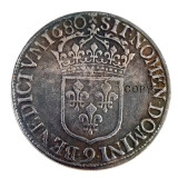 1680 France 1 Écu - Louis XIV Copy Coin