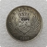 1887,1891,1894,1896 CONGO FREE STATE 2 FRANCS COINS COPY commemorative coins-replica coins medal coins collectibles