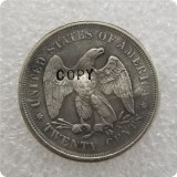 USA 1875,1875S,1875CC,1876,1876CC,1877,1878 Liberty Seated Twenty Cent Copy Coins