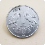 COPY 1958 Poland 1 Zloty Pattern copy coins commemorative coins-replica coins medal coins collectibles badge