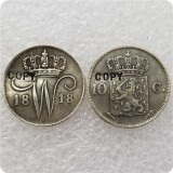 1818-1828 NETHERLANDS 10 cent COINS COPY