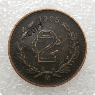 1905,1922,1929 Mexico 2 Centavos COPY COIN commemorative coins-replica coins medal coins collectibles