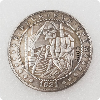 Type #41_Hobo Nickel Coin 1921-P Morgan Dollar Copy Coin