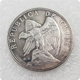 1927 Chile 5 Pesos Copy Coins