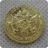 1753,1751,1749 Russia GOLD Copy Coin commemorative coins-replica coins medal coins collectibles