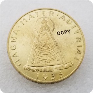 COPY REPLICA 1935 Austria 100 Schilling COPY COIN