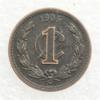 1899-1905 Mexico 1 Centavo Copy Coins