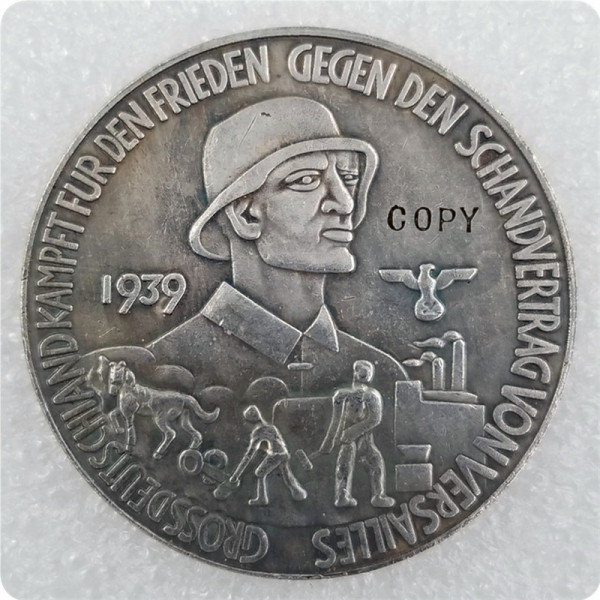 1939-1940 German WW2 Commemorative Copy Coins