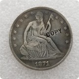 USA (1870-1878)-CC SEATED LIBERTY HALF DOLLAR COINS COPY commemorative coins-replica coins medal coins collectibles