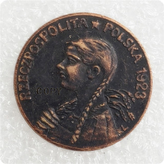 1923 Poland 50 Marek Copy Coin