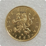 1993 Czech Republic 10 Korun Small  KČ ; Hamburg Mint Copy Coin
