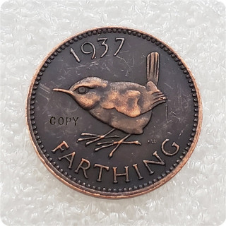 1937 United Kingdom 1 Farthing - Edward VIII (Pattern) Copy Coins