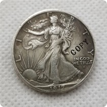 1917-S(OBV),1917-P Walking Liberty Half Dollar Copy Coins