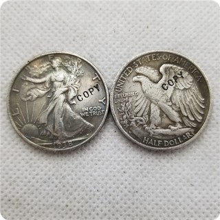 1938-D Walking Liberty Half Dollar COIN COPY commemorative coins-replica coins medal coins collectibles