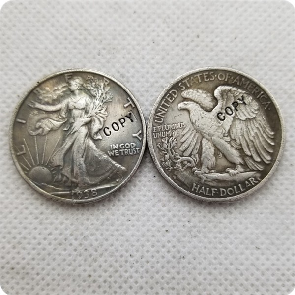 1938-D Walking Liberty Half Dollar COIN COPY commemorative coins-replica coins medal coins collectibles