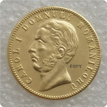 1868,1883,1890 Romania 20 Lei - Carol I Copy Coins