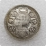 1938,1939 India ONE RUPEE COPY commemorative coins-replica coins medal coins collectibles